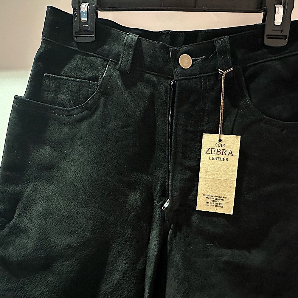 Cuir Zebra Leather pants (REAL LEATHER)